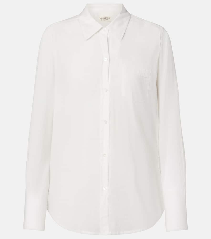 nili lotan cotton shirt
