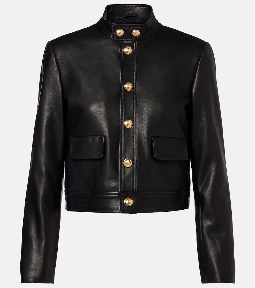 nili lotan hadley cropped leather jacket