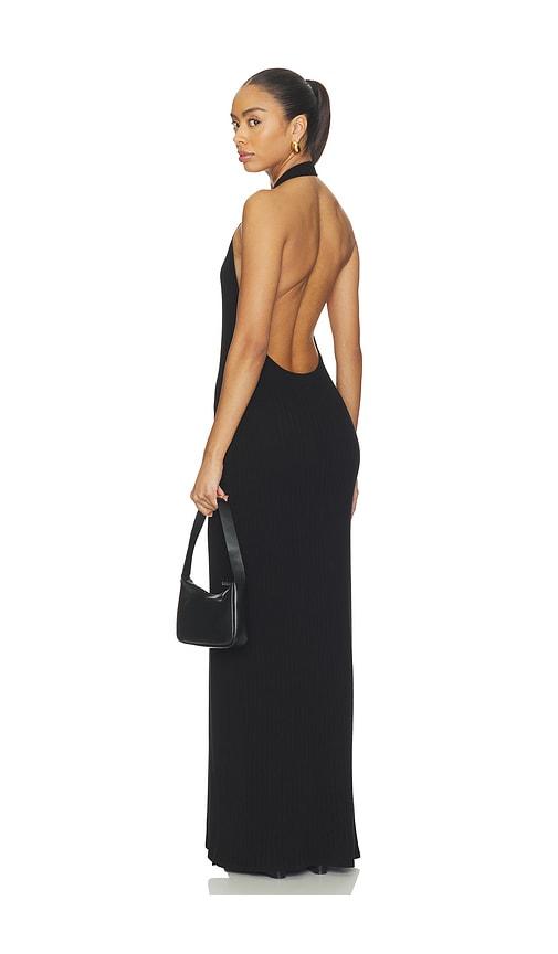 nili lotan ivenka dress in black.