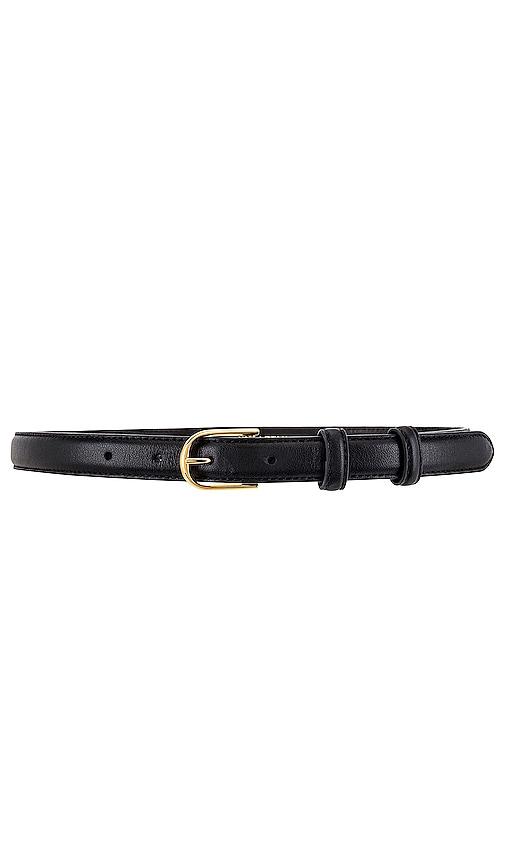 nili lotan jane belt in black.