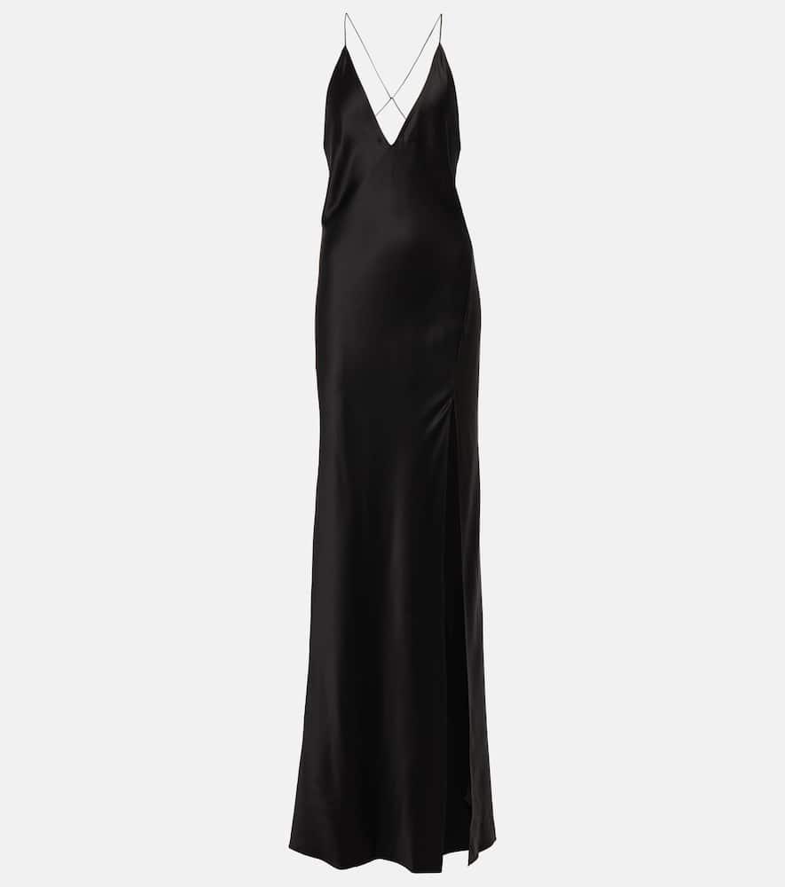 nili lotan katie silk gown