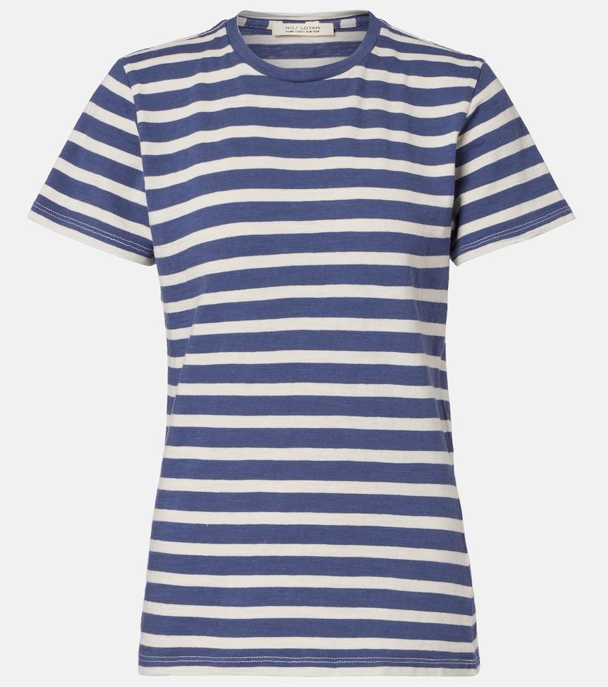 nili lotan lana striped cotton jersey t
