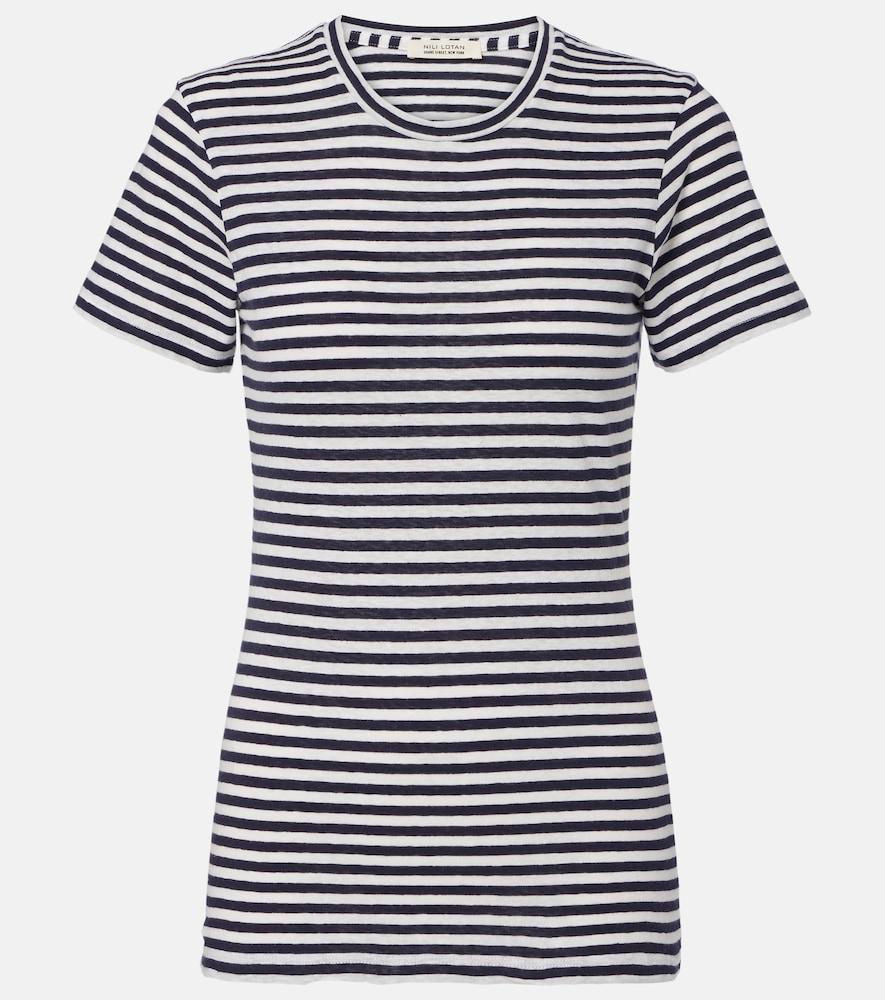 nili lotan lana striped cotton jersey t