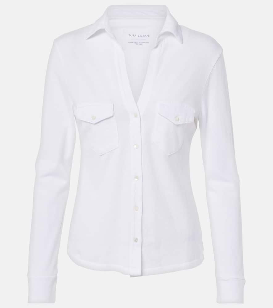 nili lotan liam cotton shirt