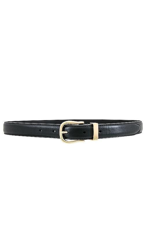nili lotan louise belt in black.