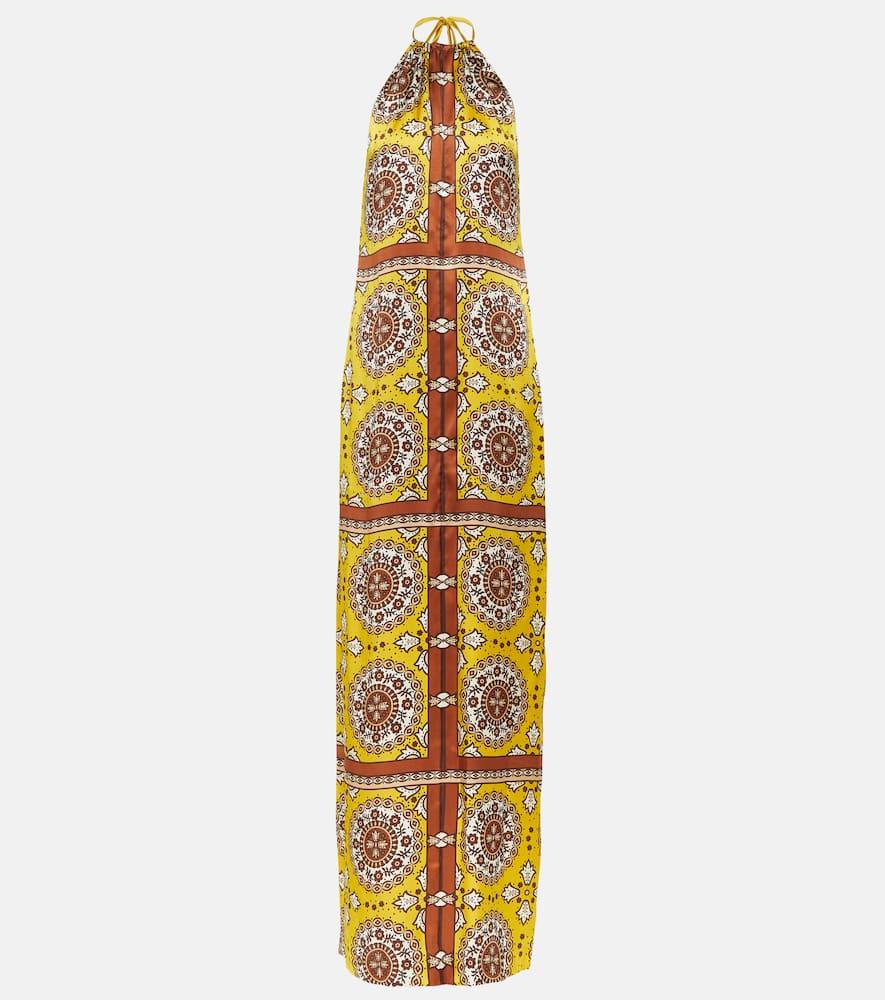 nili lotan rigel printed silk maxi dress