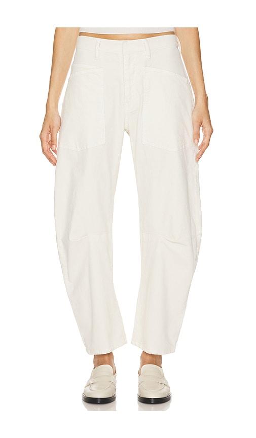 nili lotan shon pant in ivory.