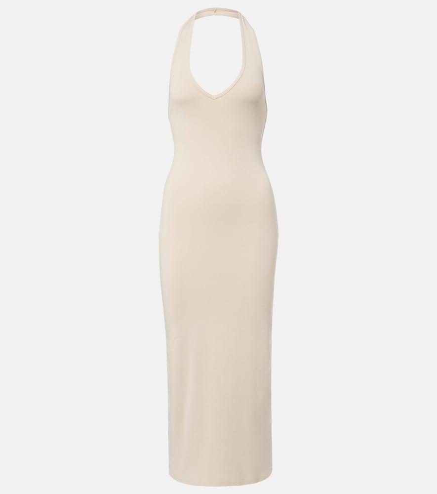 nili lotan stevie cotton jersey midi dress