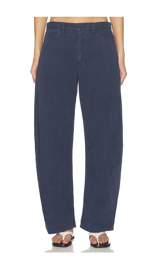 nili lotan tribeca pant in navy.
