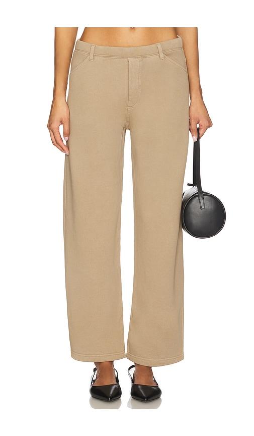 nili lotan tribeca sweat pant in taupe.
