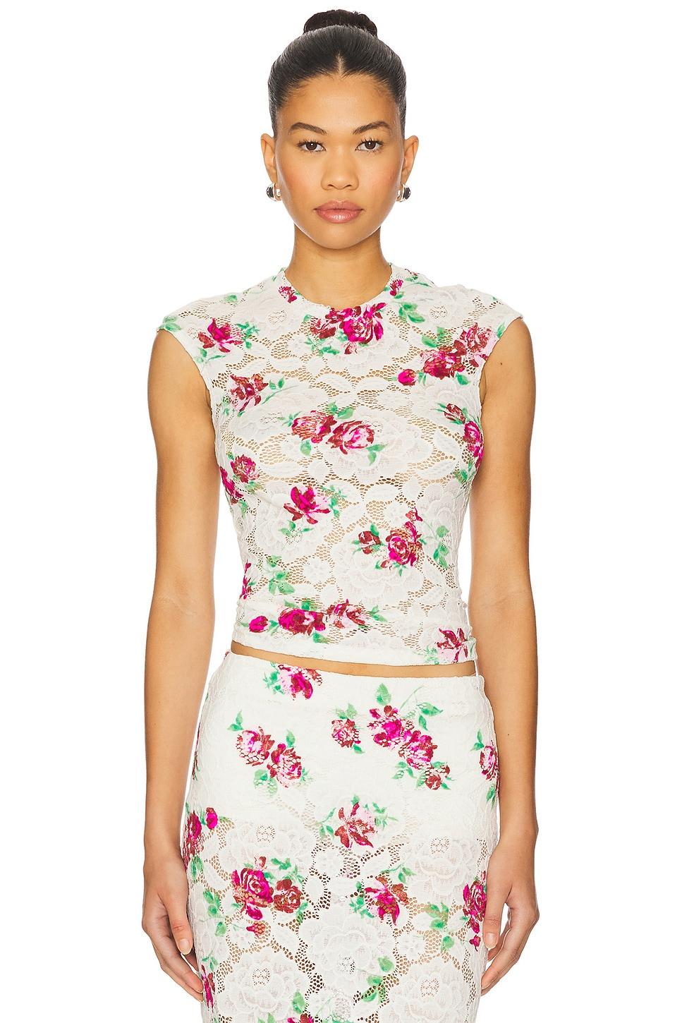 nina crochet lace top