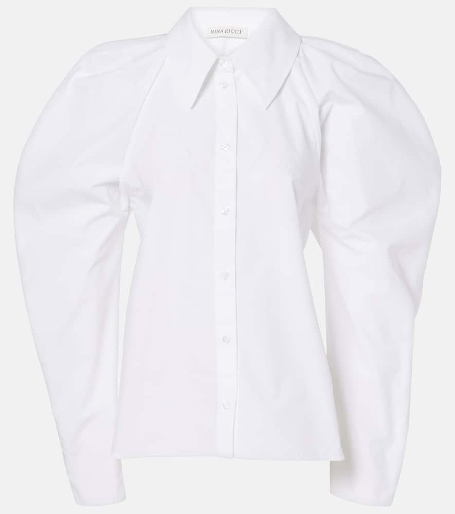 nina ricci backless cotton top