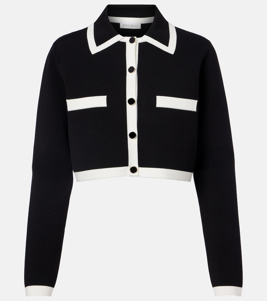 nina ricci cropped cardigan