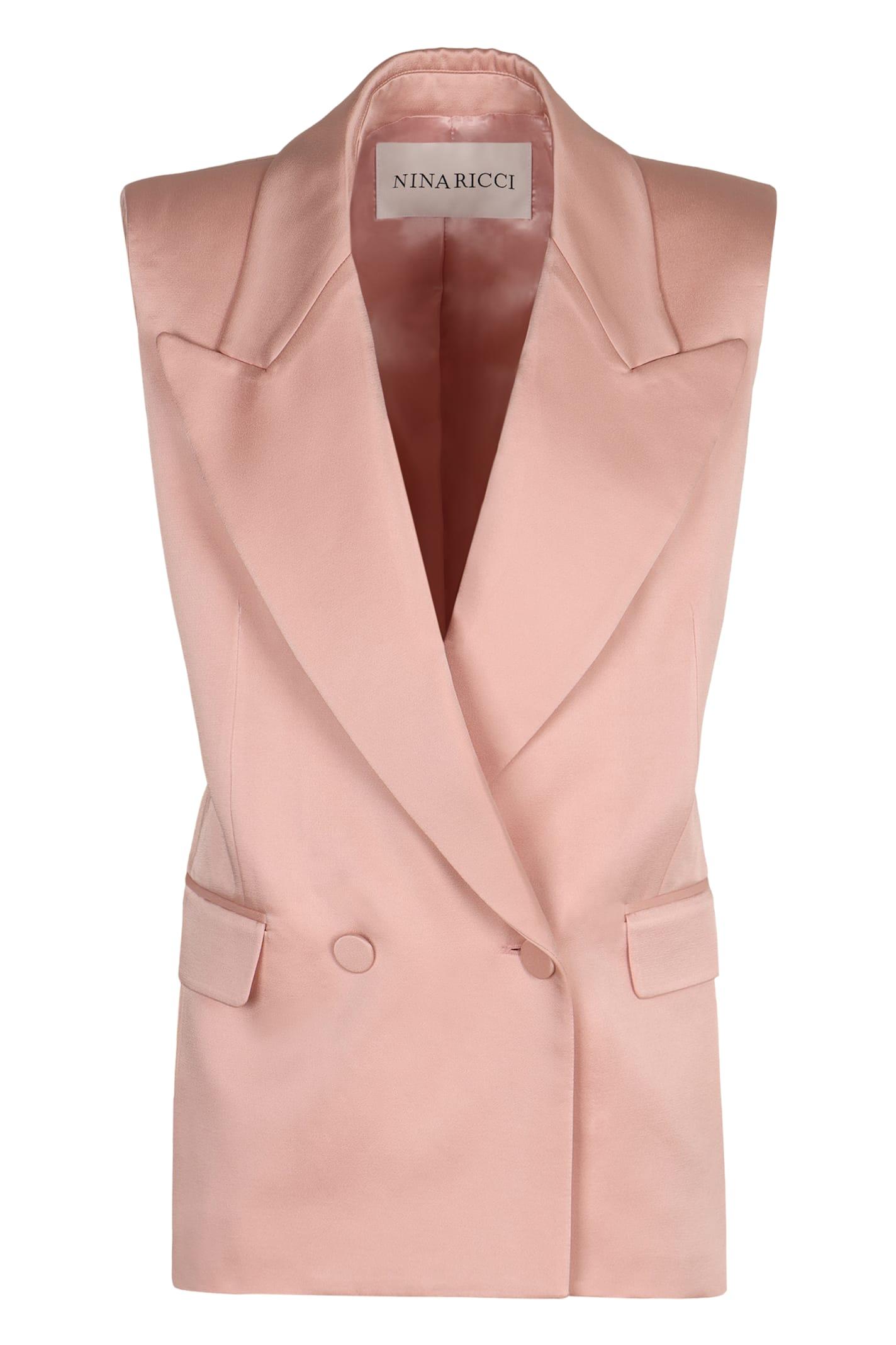 nina ricci double-breasted waistcoat
