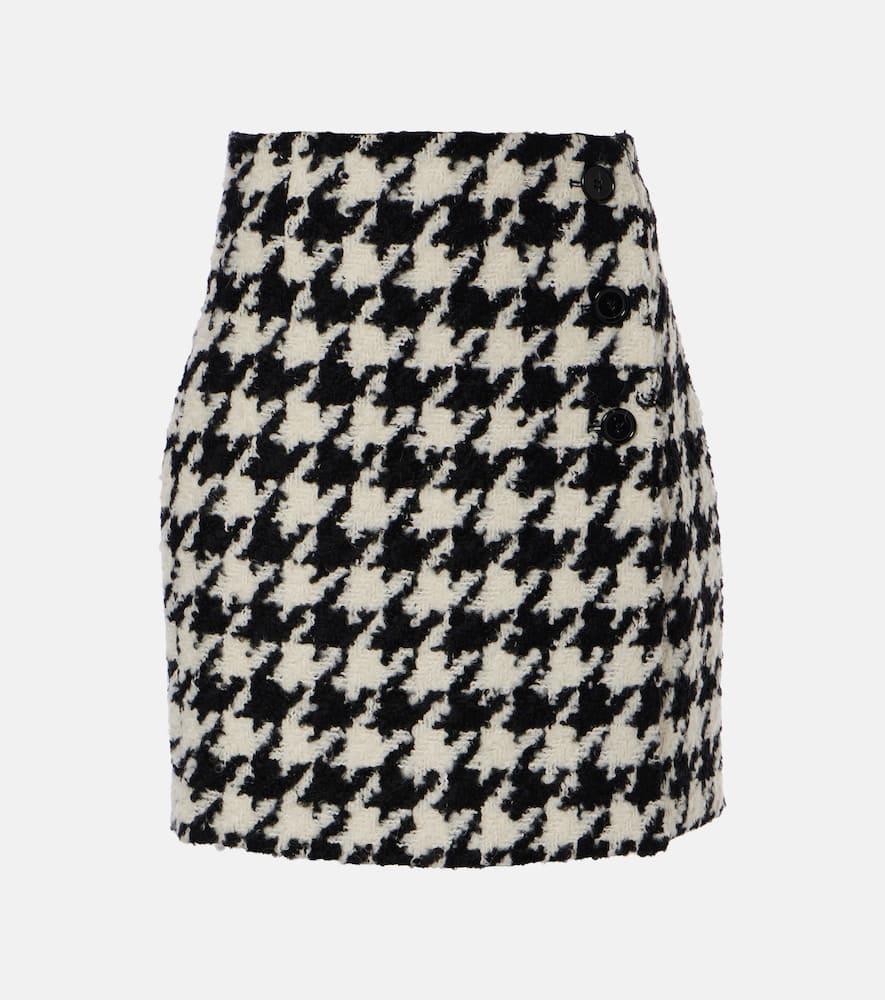 nina ricci houndstooth miniskirt