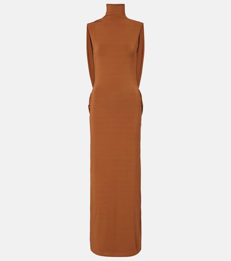 nina ricci jersey maxi dress