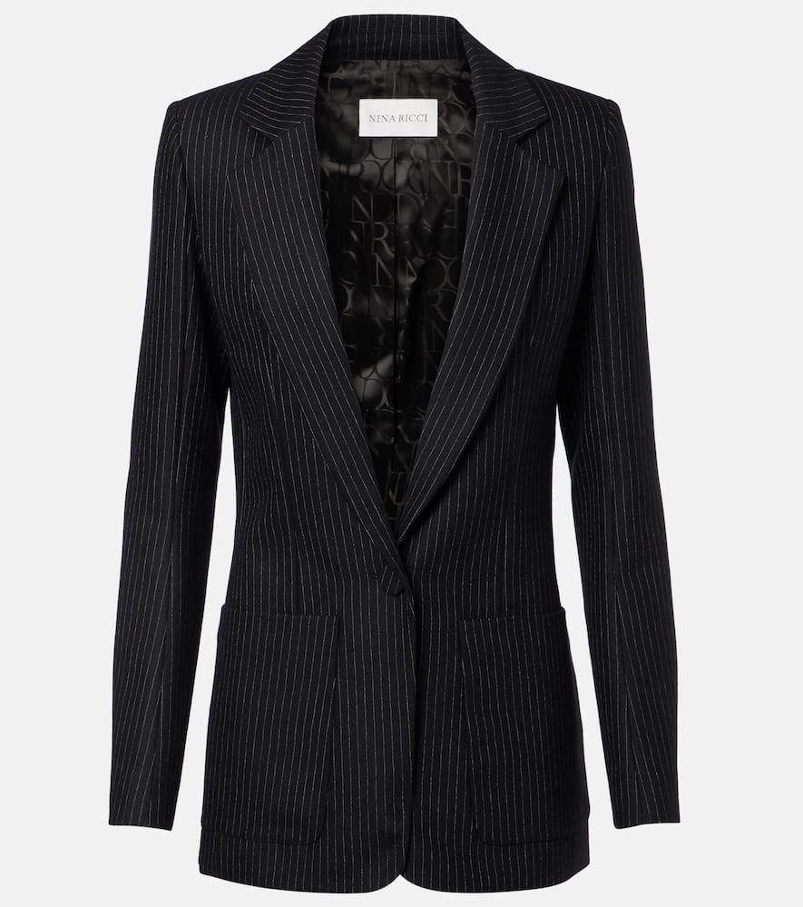 nina ricci pinstripe wool