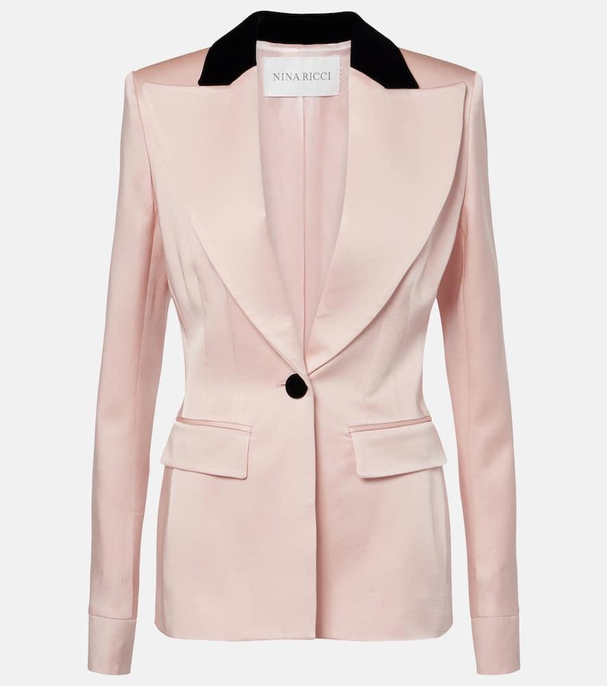 nina ricci twill blazer