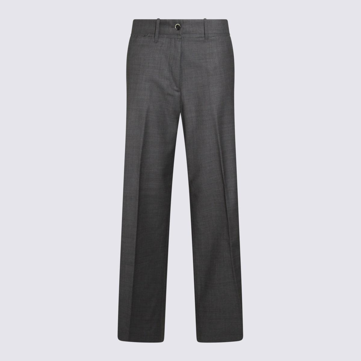 nine in the morning grey wool pants