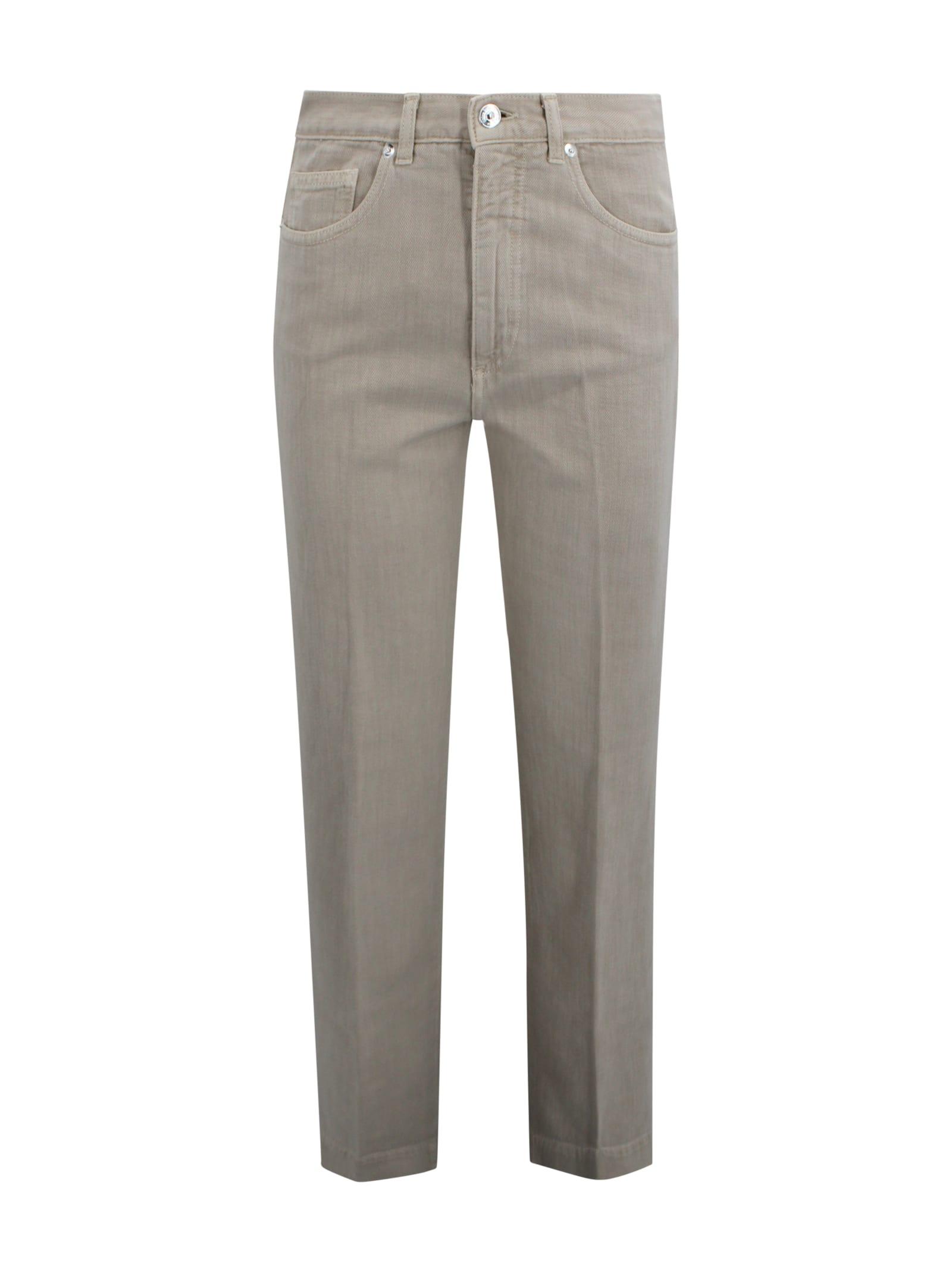 nine in the morning high-waisted straight-leg jeans