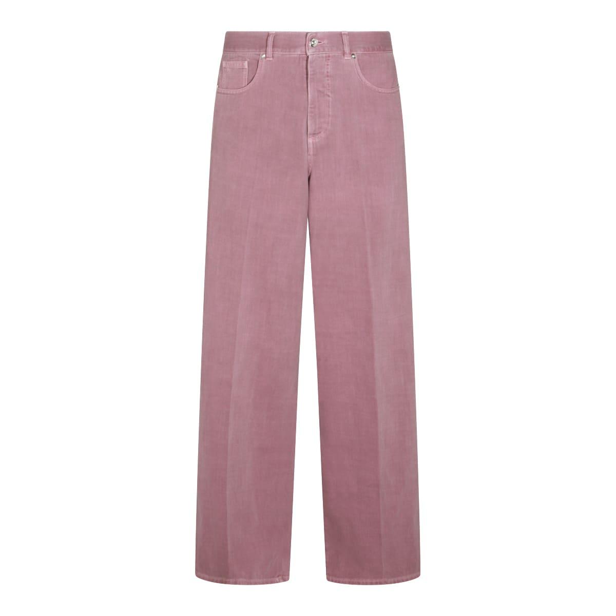 nine in the morning pink cotton jeans