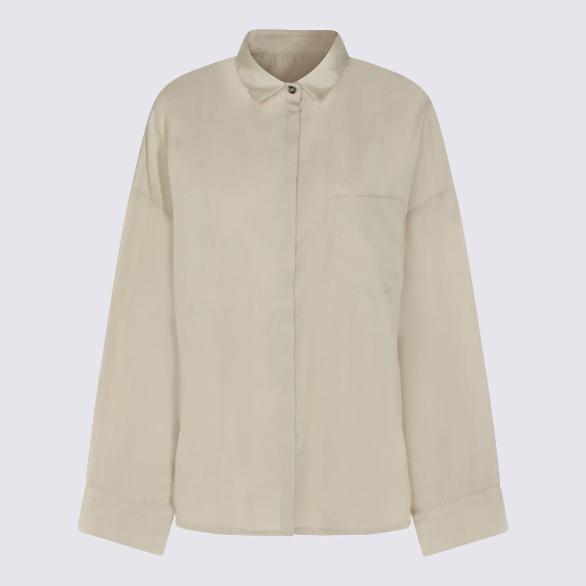 nine in the morning sand cotton shirt