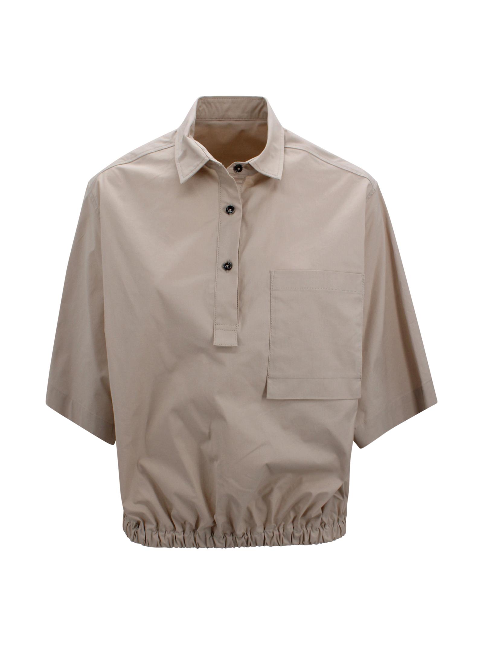 nine in the morning t-shirts and polos sand lyocell - women
