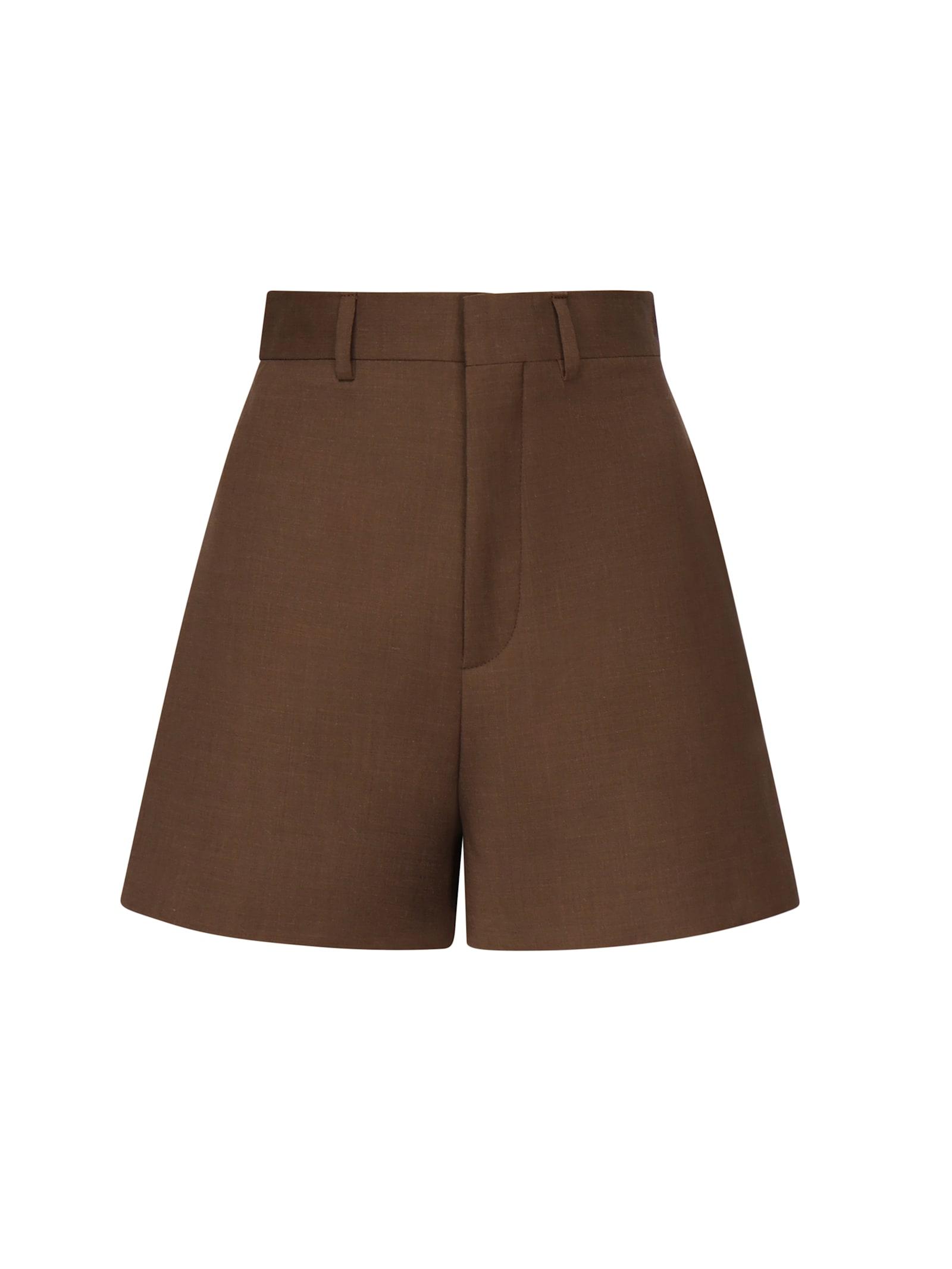 nineminutes tailored cool wool shorts