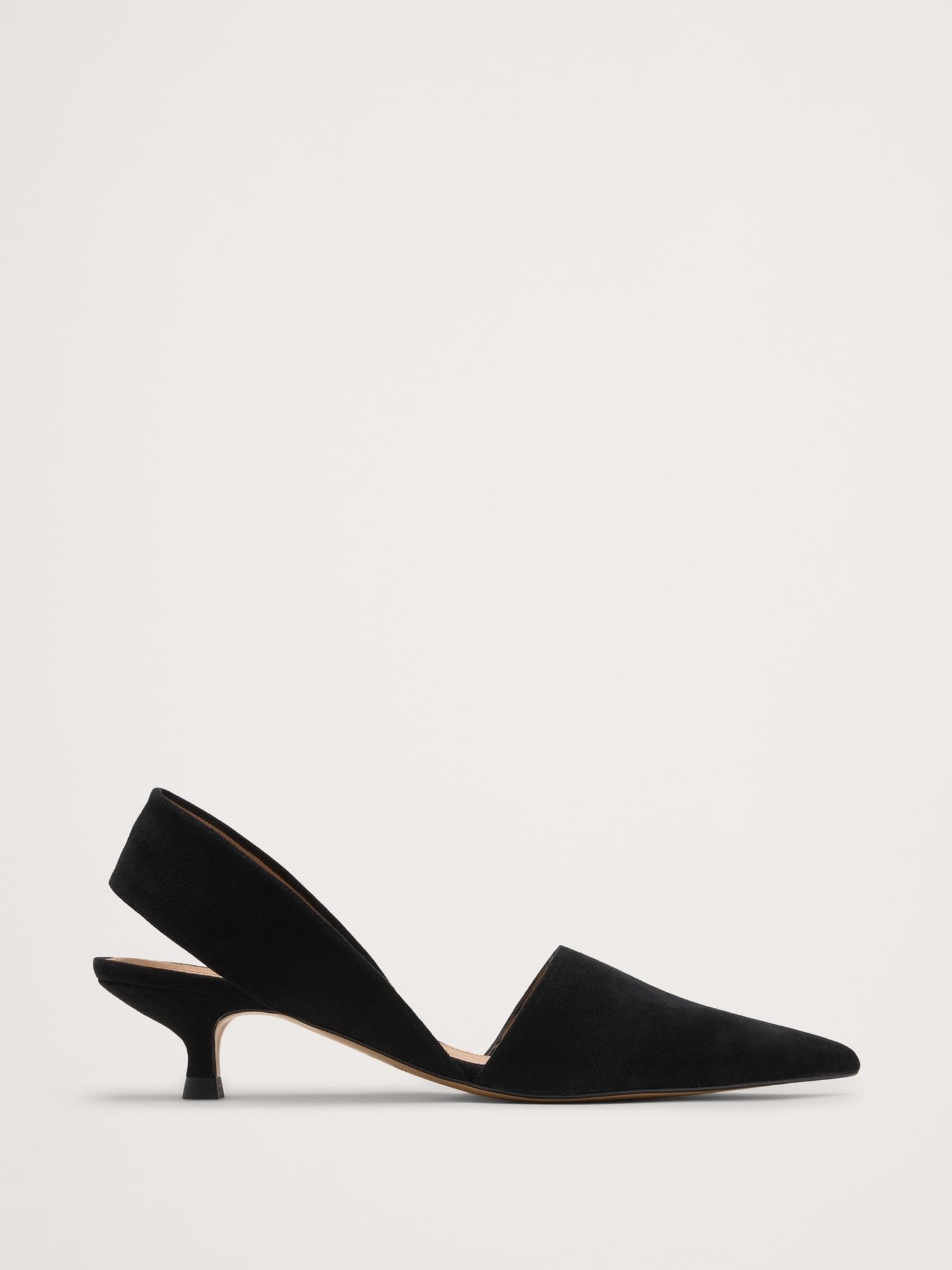 ninni suede heel by flattered