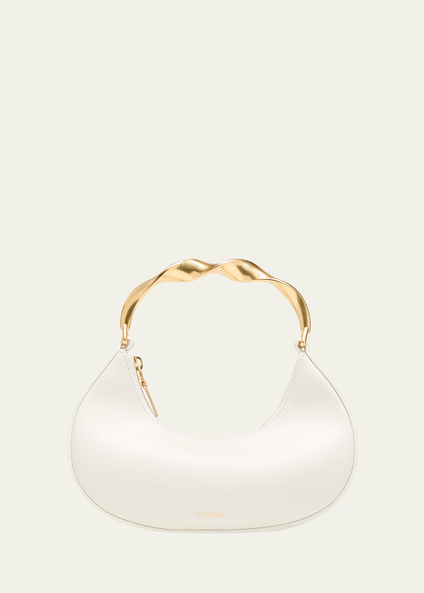 nixi twist leather top-handle bag