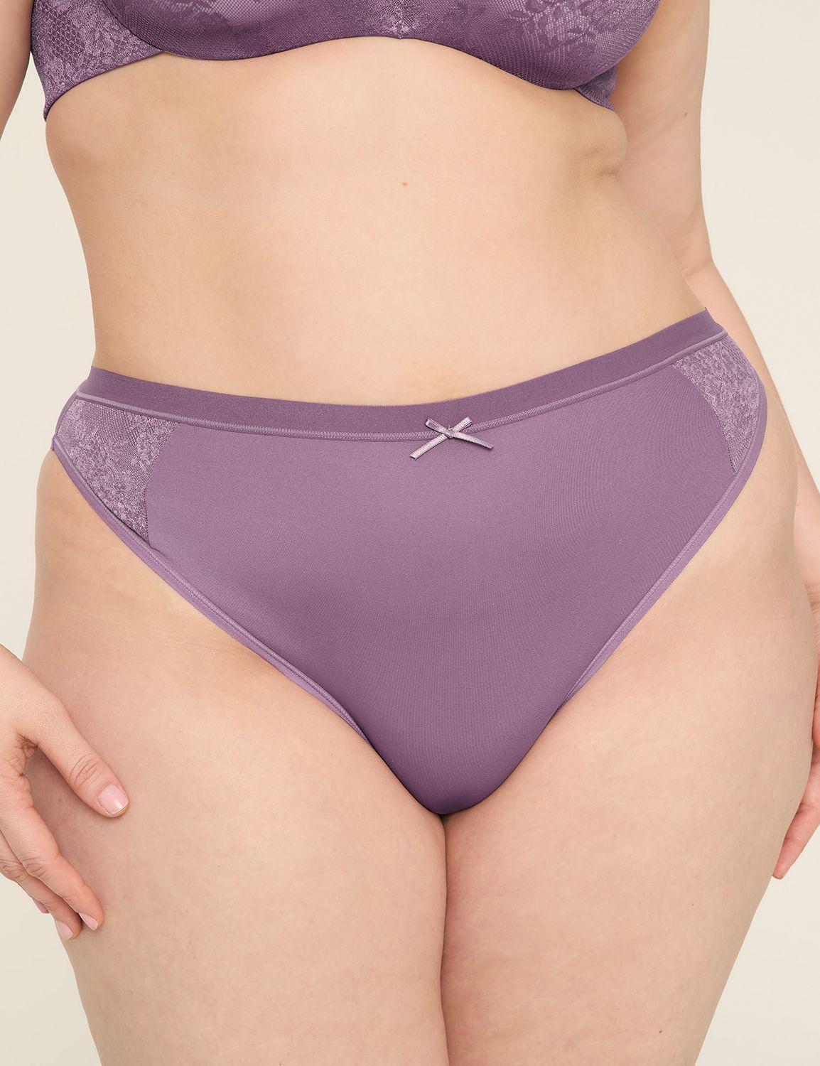 no-show french cut brief panty with lace