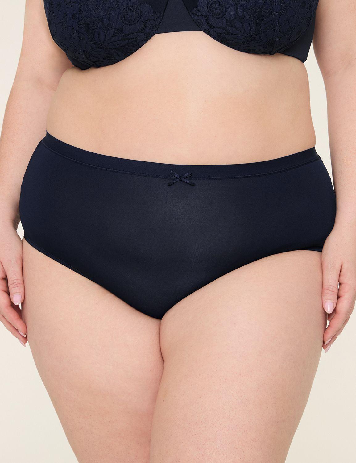 no-show lace-back full brief panty