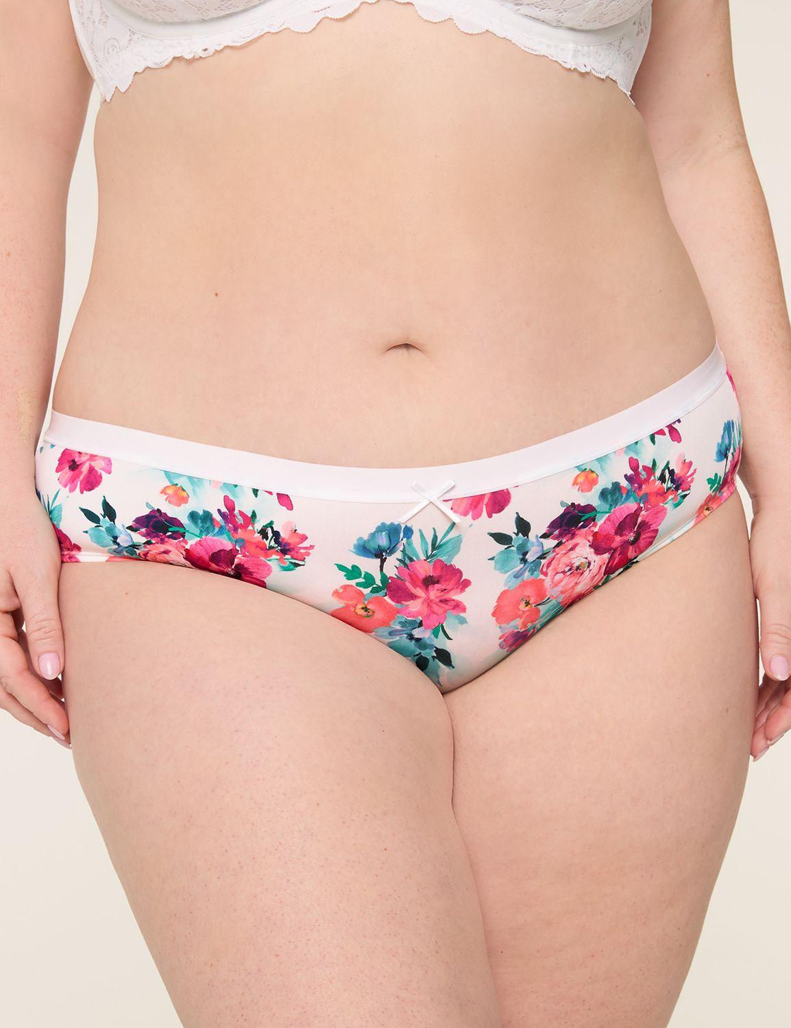 no-show lace-back hipster panty