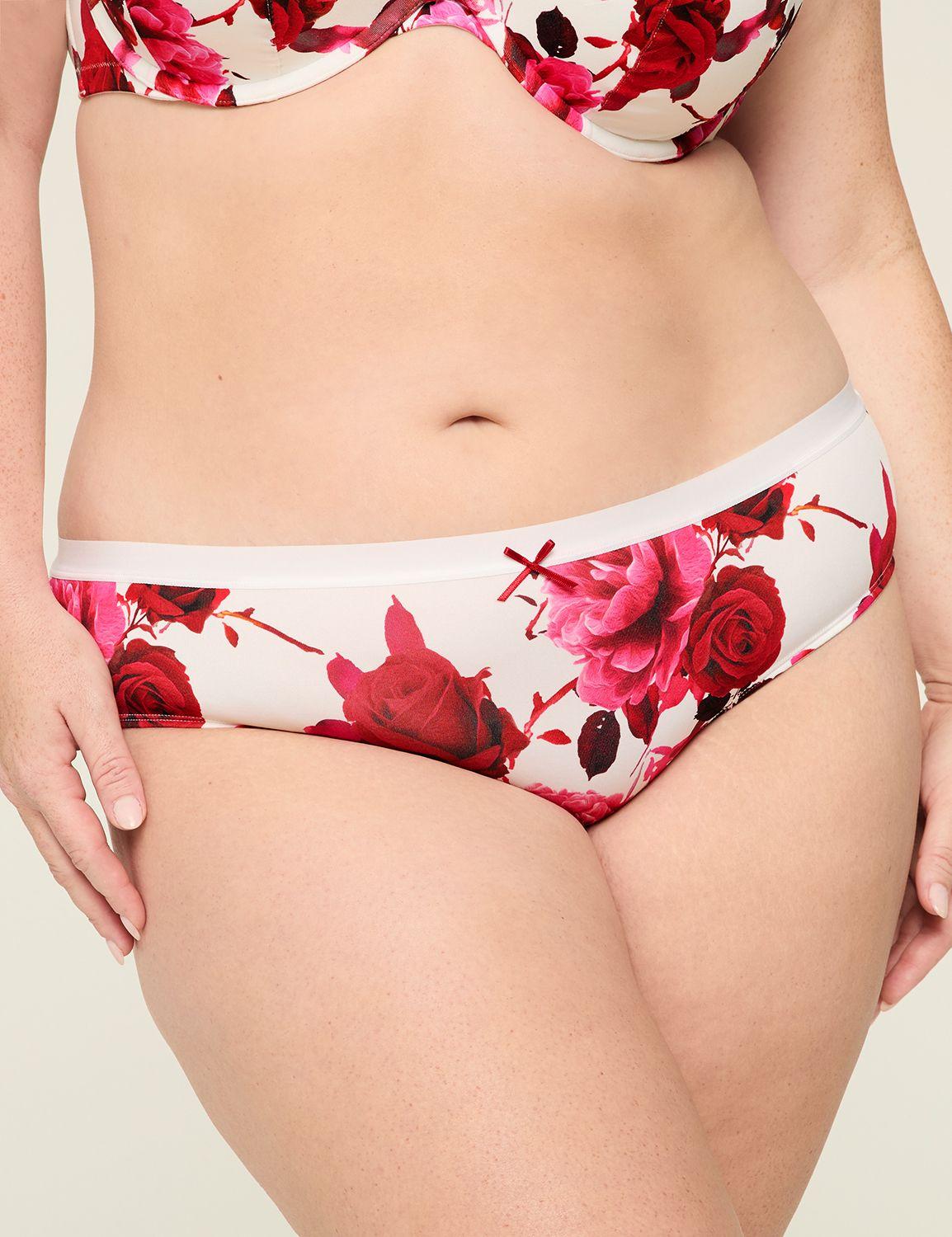 no-show lace-back hipster panty