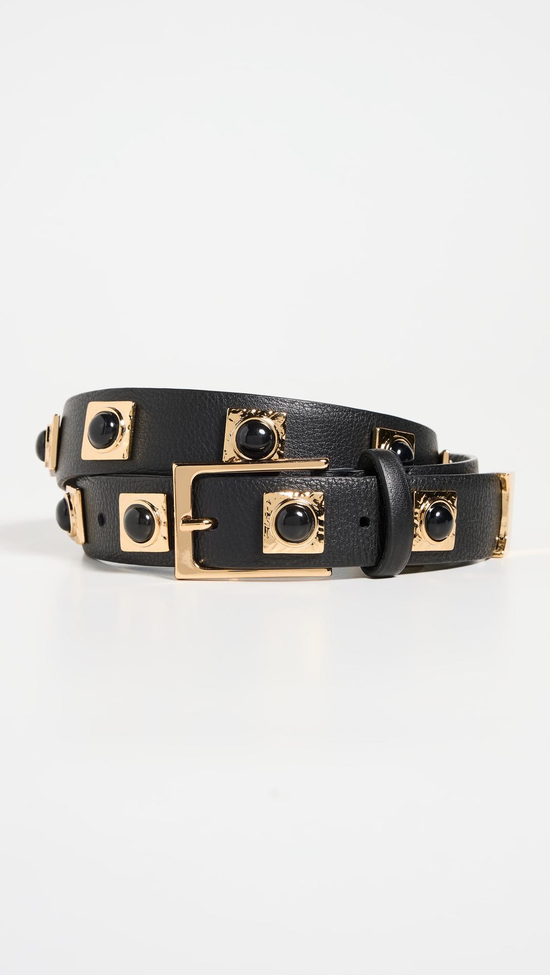 no. 2 black studded belt