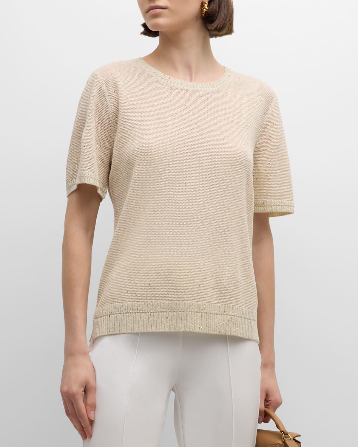 noa sequin-embellished crewneck sweater