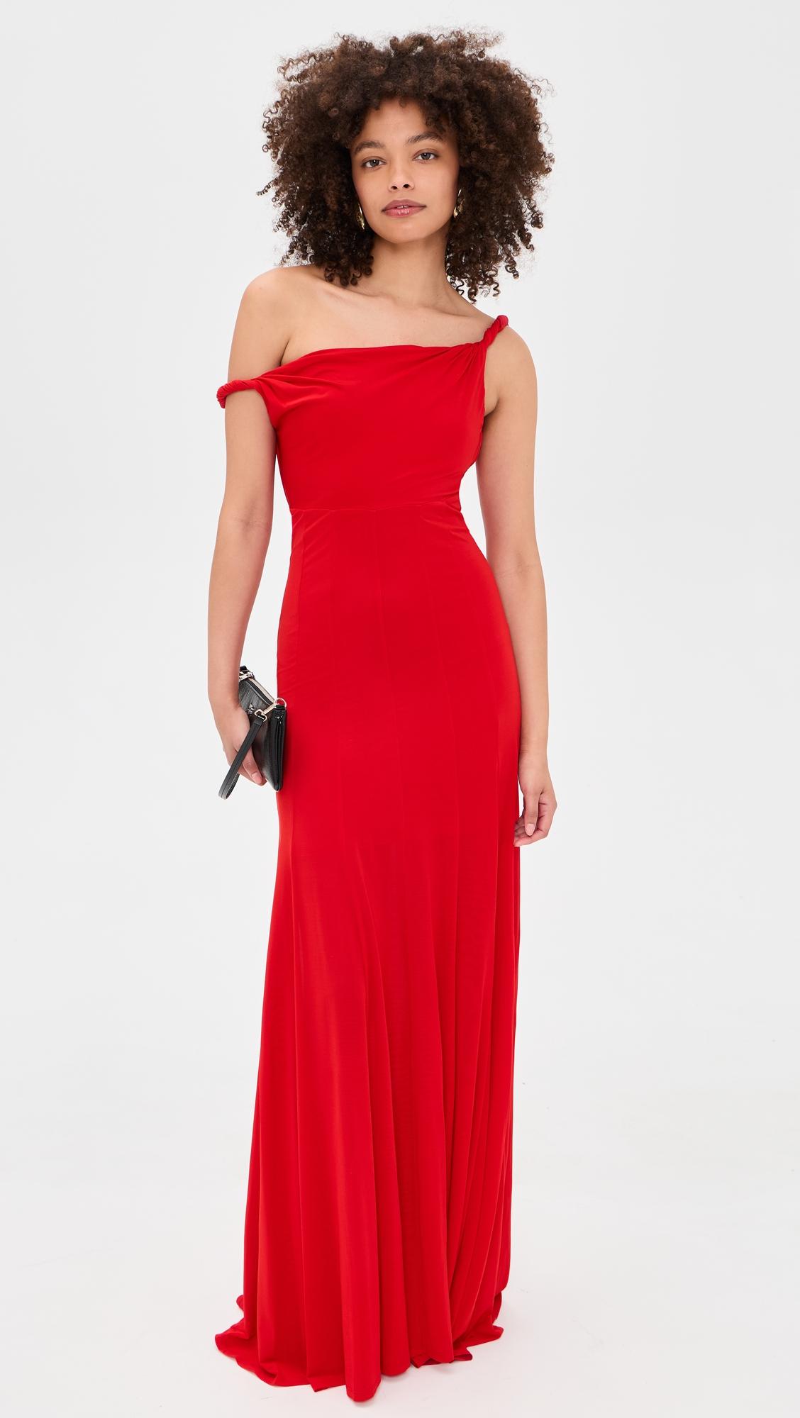 noelia twist strap maxi dress