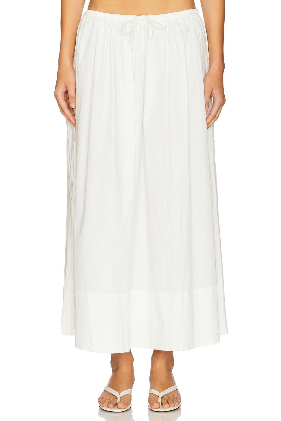 noelle poplin maxi skirt