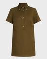 noelle short-sleeve mini shirtdress