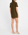 noelle short-sleeve mini shirtdress