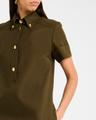 noelle short-sleeve mini shirtdress