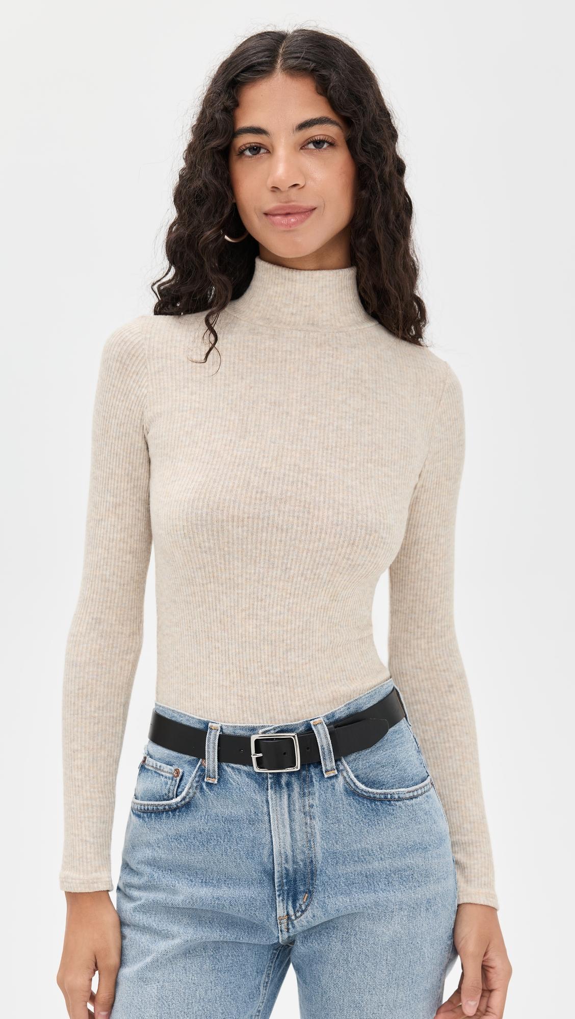 noelle sweater rib turtleneck