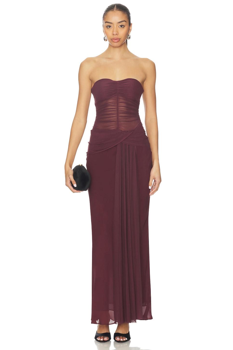 noemi strapless dress