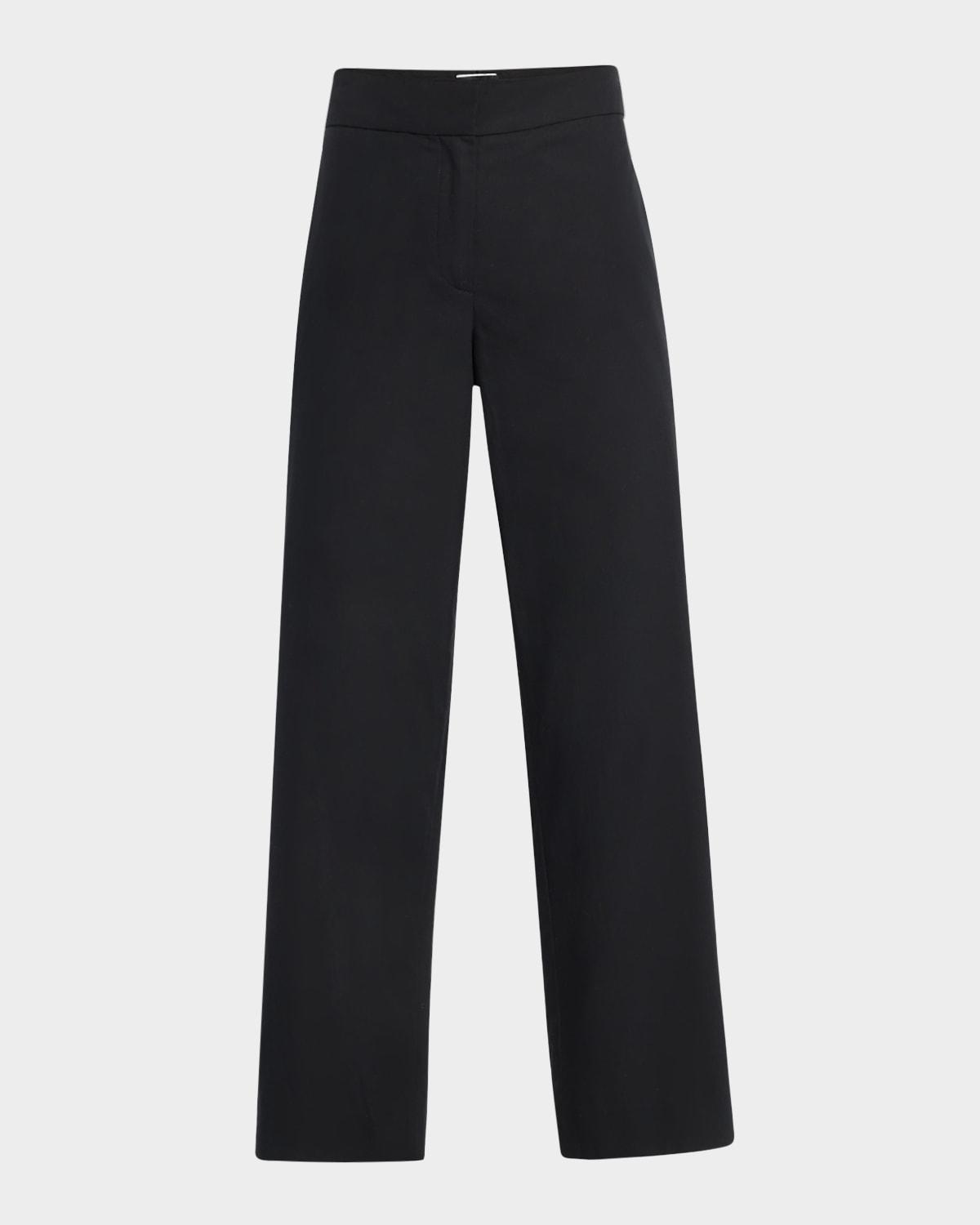nohan straight-leg ankle cotton pants