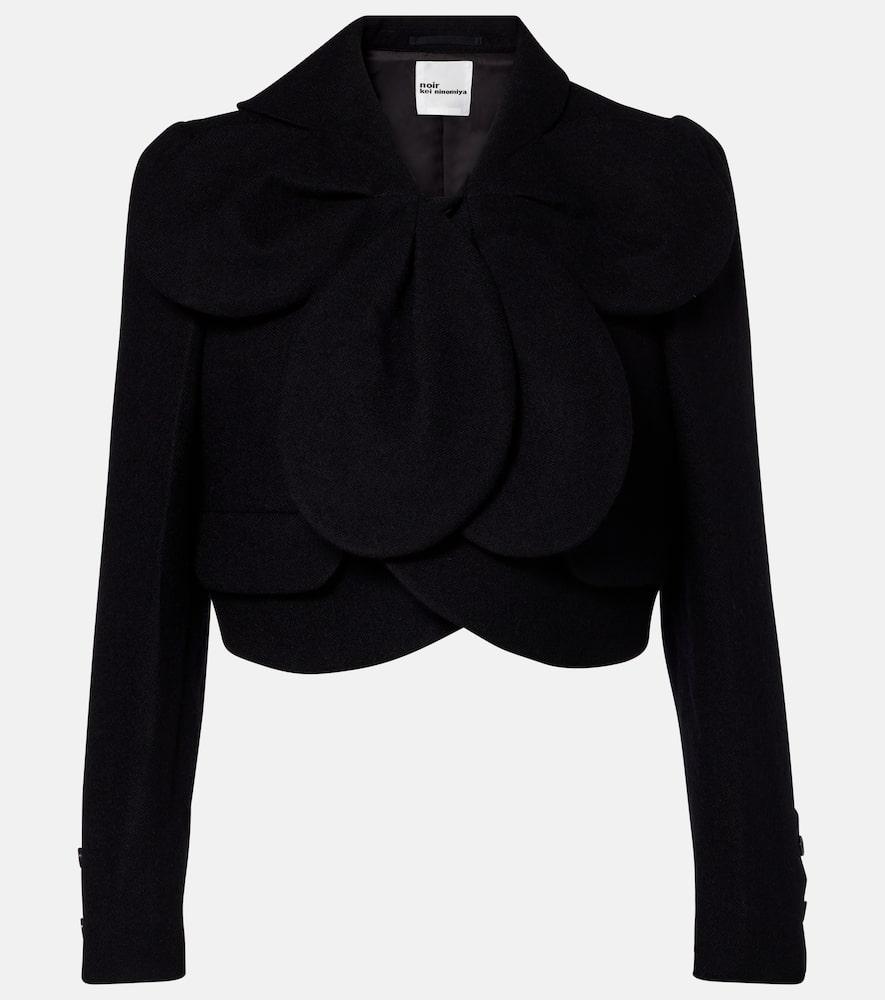 noir kei ninomiya cropped wool jacket