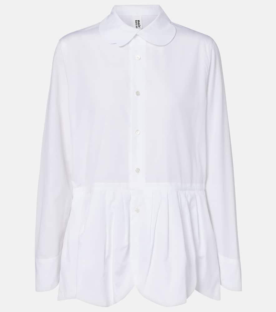 noir kei ninomiya gathered cotton blouse