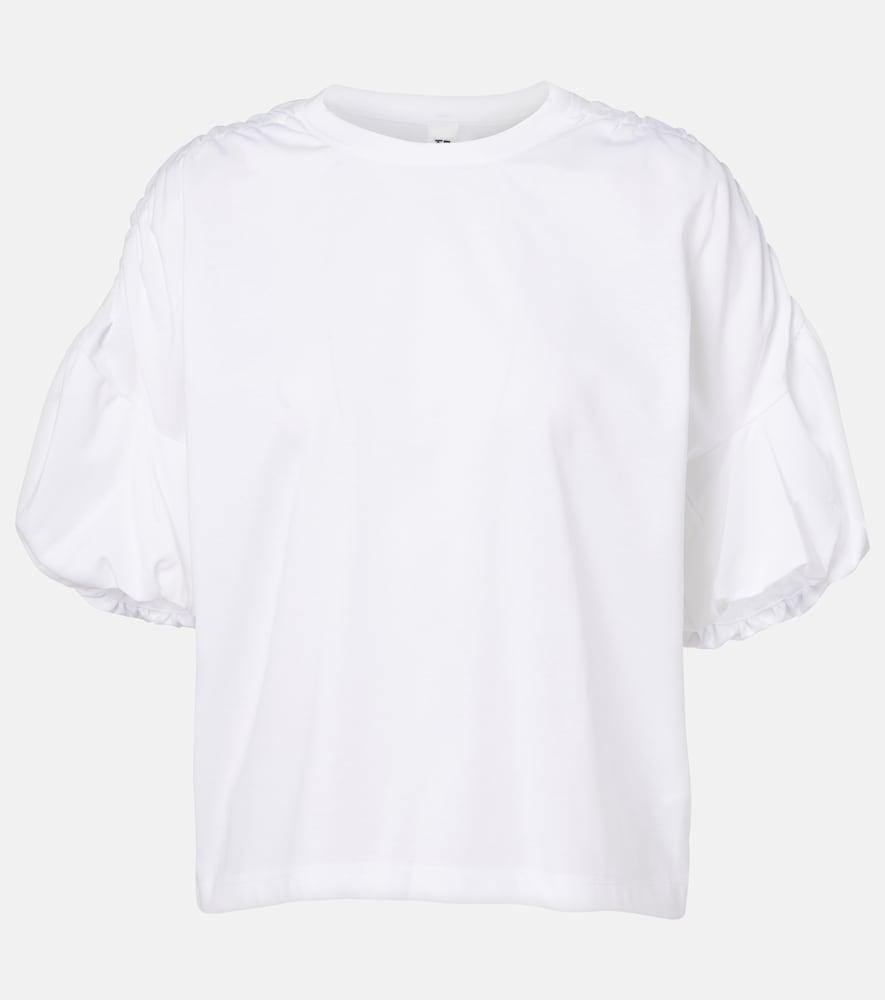 noir kei ninomiya gathered cotton jersey t