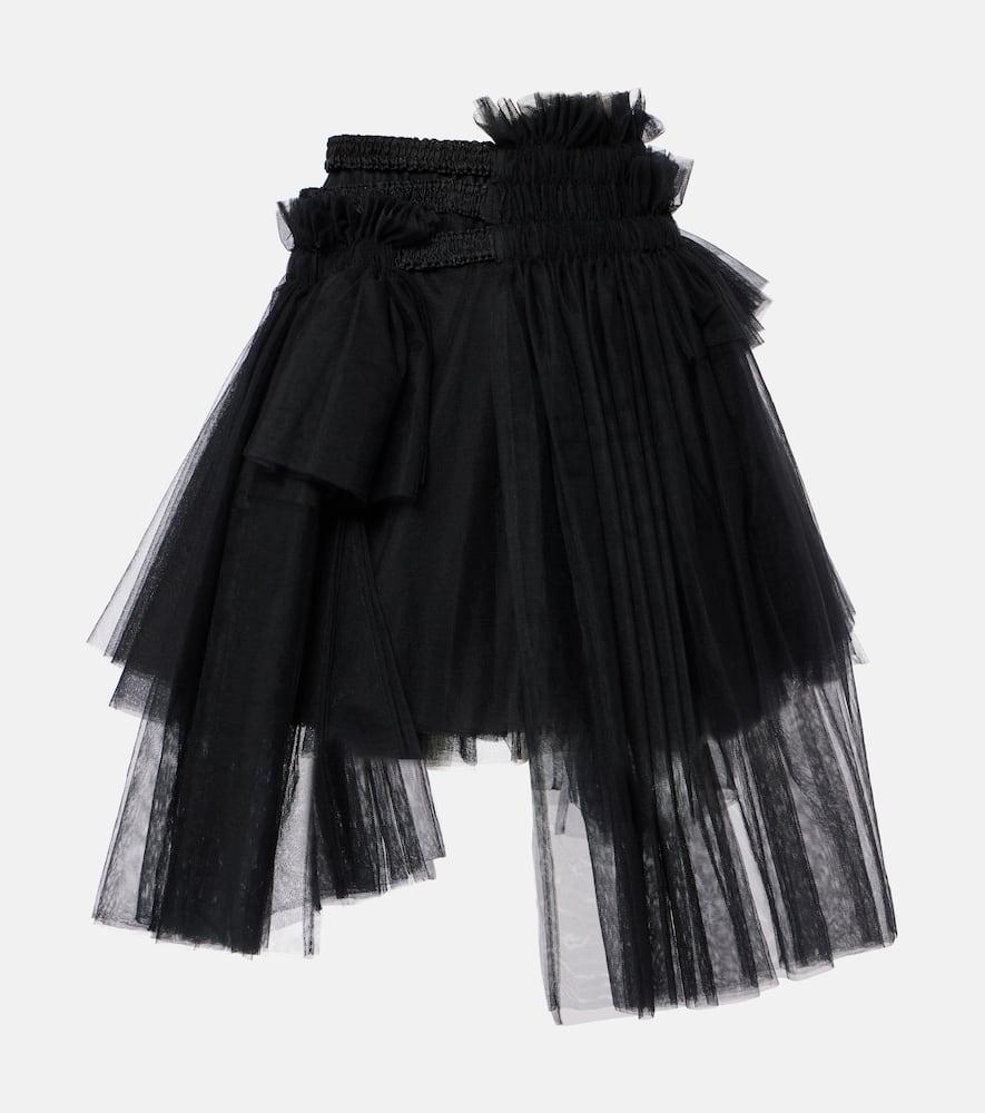 noir kei ninomiya mesh midi skirt