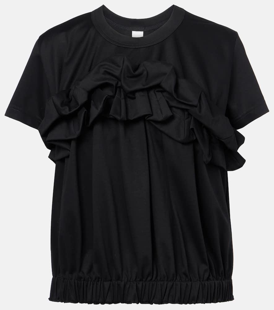 noir kei ninomiya ruffled cotton top