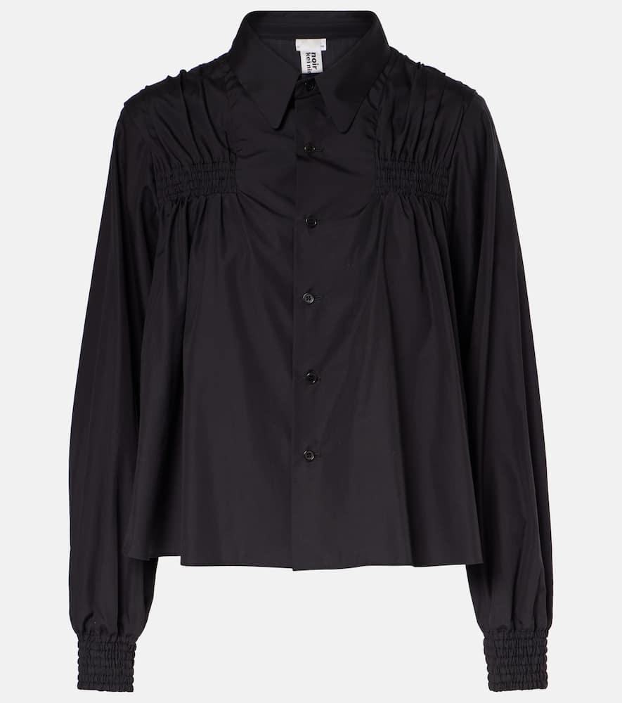 noir kei ninomiya shirred cotton shirt
